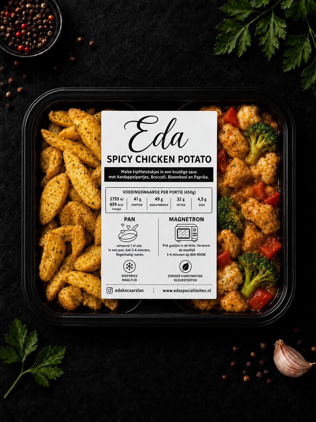 Prep meal - Spicy chicken potato