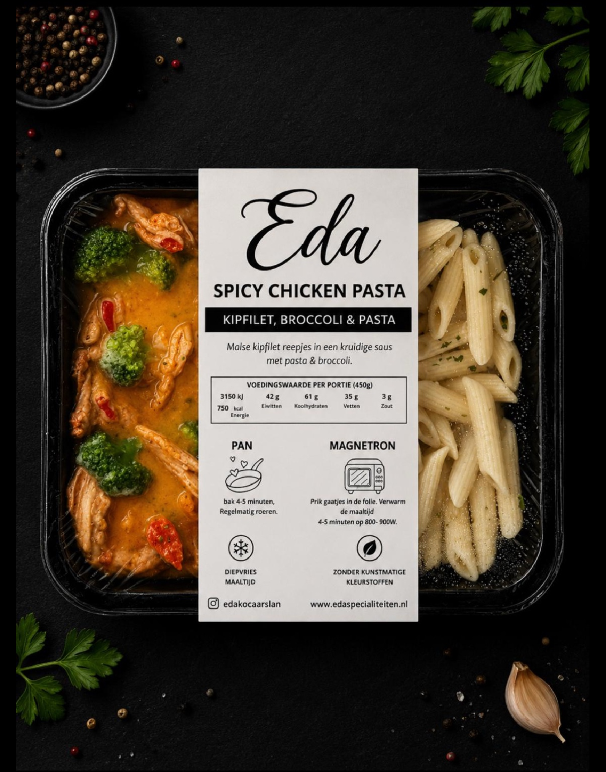 (Binnenkort verkrijgbaar) Prep meal - spicy chicken pasta